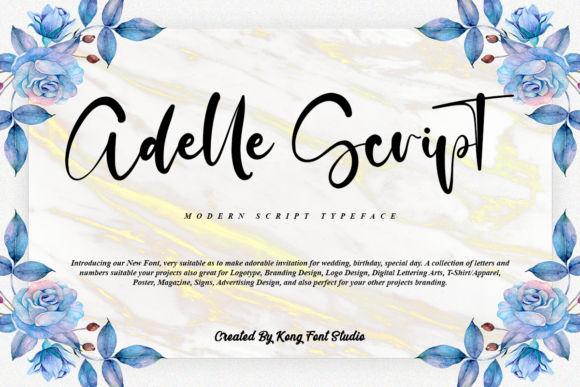 Adelle Script: A Modern Handwritten Font for Creative Brands