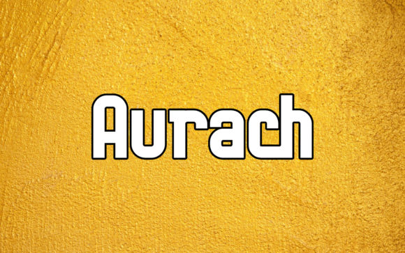 Aurach: A Cool, Clean Typeface for Bold Branding