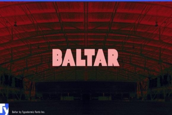 Baltar: The Heavyweight Sans Serif for Bold Statements