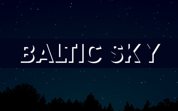 Baltic Sky: A Cool Display Font for Modern Brands