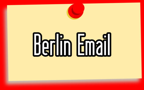 Berlin Email: The Retro-Modern Font for Standout Design