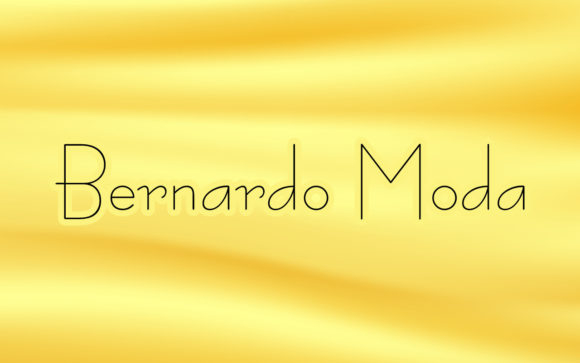 Bernardo Moda: A Creative Script for Distinctive Design