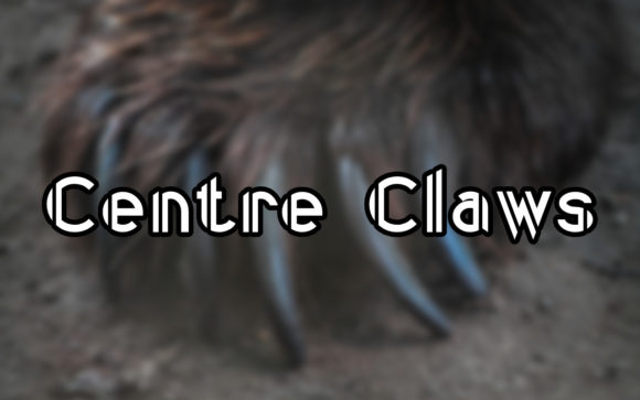 Centre Claws: A Display Font with Real Bite