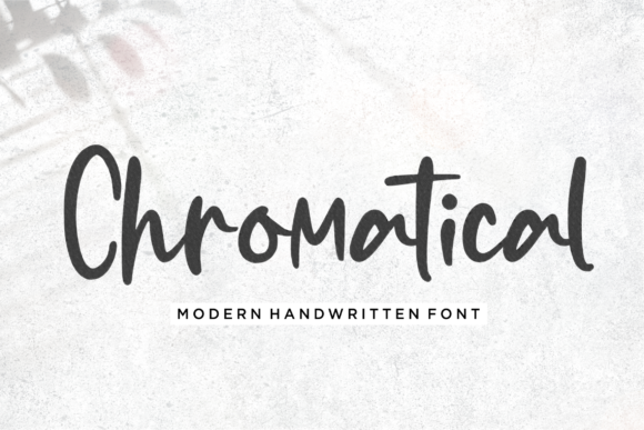 Chromatical: A Paint-Brushed Script for Modern Design