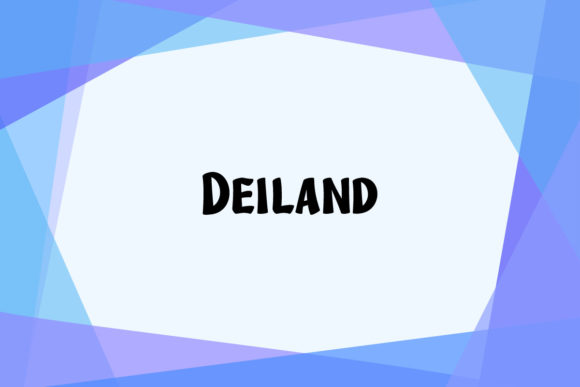 Deiland Font: A Playful Powerhouse for Modern Design