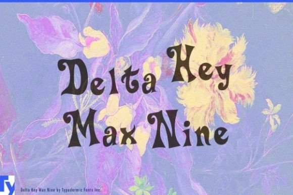 Delta Hey Max Nine: A Playful Retro Display Typeface