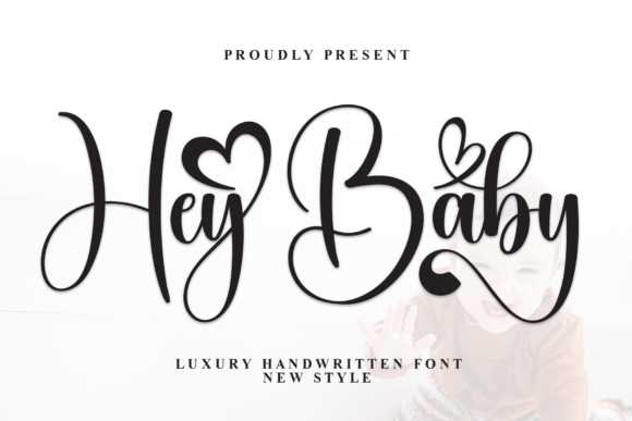 Discovering the Artful Flow of the Hey Baby Typeface