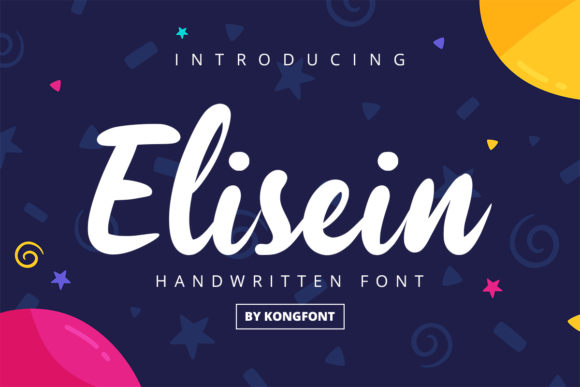 Elisein: The Playful Handwritten Script Font for Creative Projects