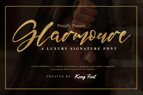 Glarmoure: A Modern Handwritten Script Font for Creative Projects