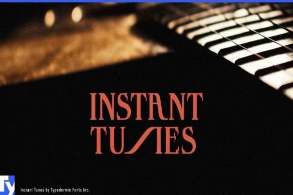 Instant Tunes: A Victorian Display Font with a Gonzo Twist