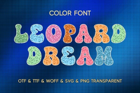Leopard Dream: The Playful Pastel Font for Creative Projects