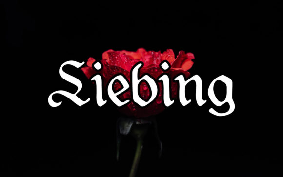 Liebing: A Blackletter Font for Modern Creative Ideas