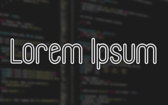 Lorem Ipsum: The Creative Display Font for Modern Brands