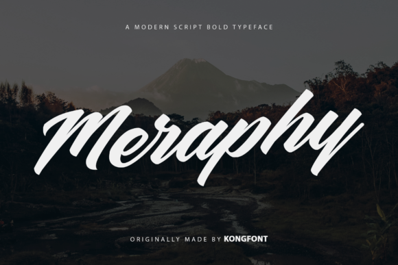 Meraphy: A Playful Handwritten Font for Modern Creators