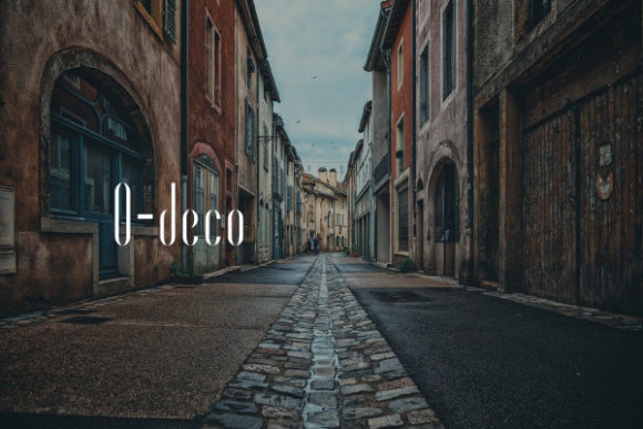 O-deco: The Slim, Elegant Display Font That Commands Attention