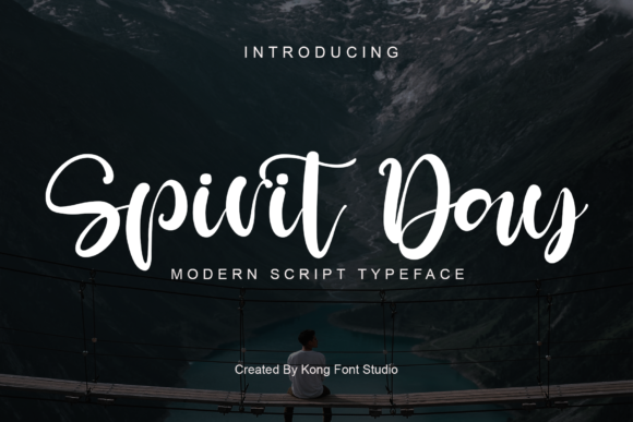 Spirit Day: A Handwritten Font with Modern Energy