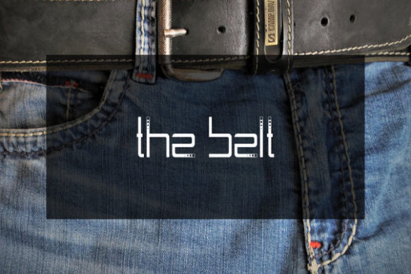 The Belt: A Dashed Display Font for Modern Impact